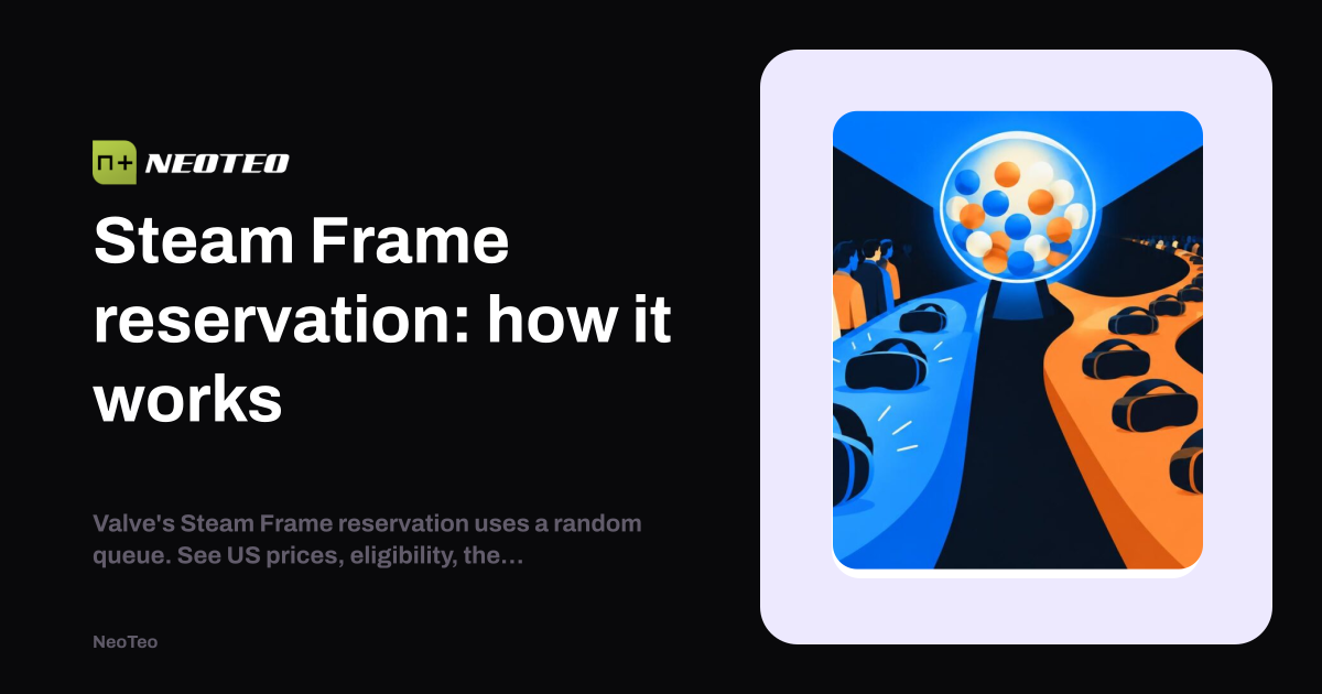 Steam Frame reservation: how it works | NeoTeo