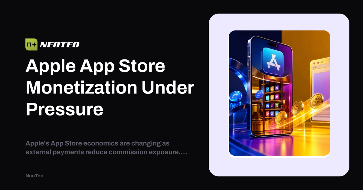 Apple App Store Monetization Under Pressure
