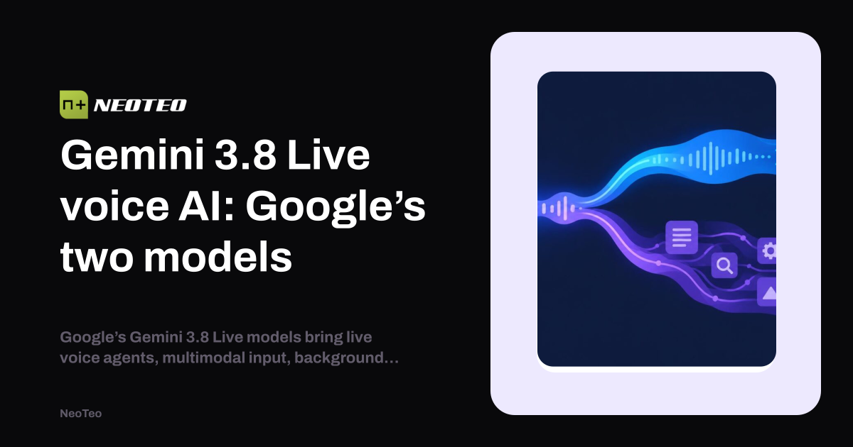 Computer History Time Graph Gemini 3.8 Live voice AI: Google’s two models | NeoTeo